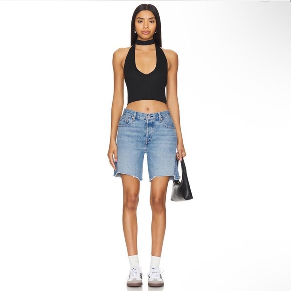 Superdown Jessalyn Halter Top in Black halter neck - Picture 4 of 4